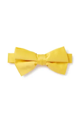 Satin Bow Tie - Yellow