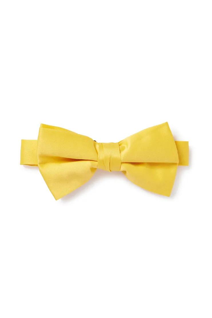 Satin Bow Tie - Yellow