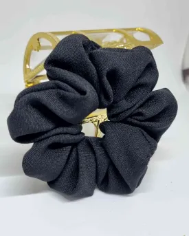 Scrunchie Basico Negro | Schwarz Harrgummi