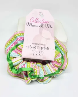 Scrunchie Set Mama &  Me  Alegria | Handmade