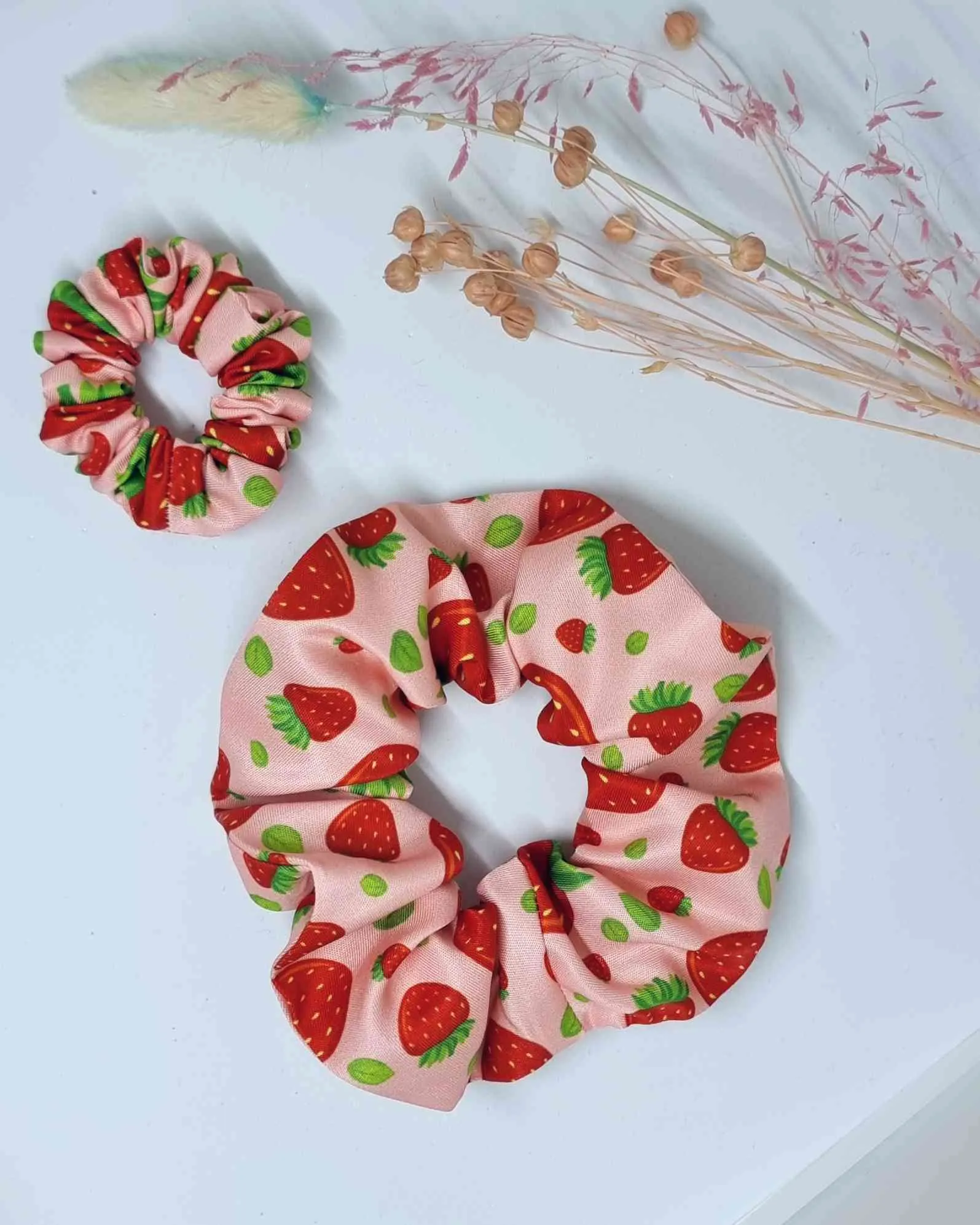 Scrunchie Set Mama & Me Fresas