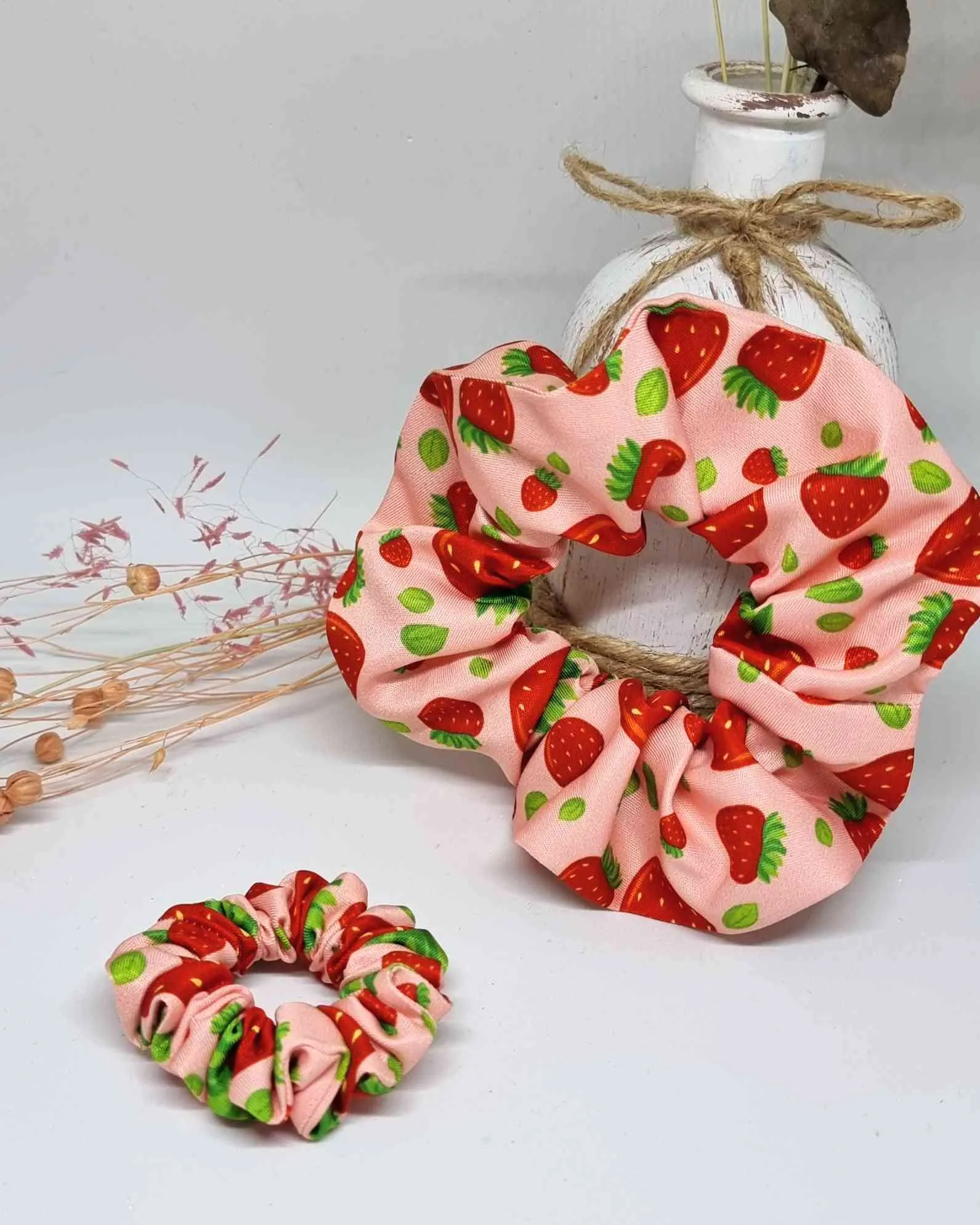 Scrunchie Set Mama & Me Fresas