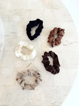 Silk Scrunchie Pack - Natural