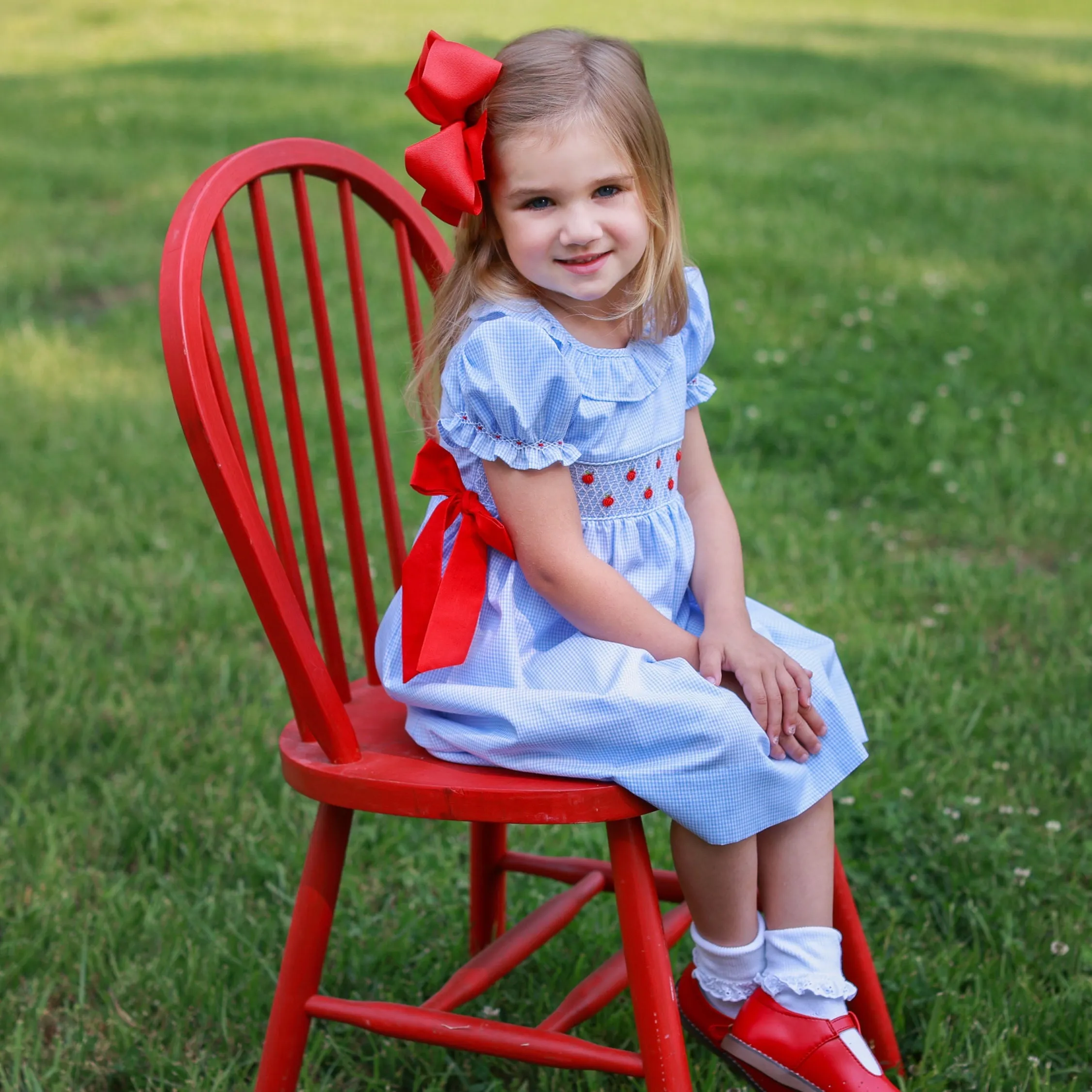 Smocked Apple Dress