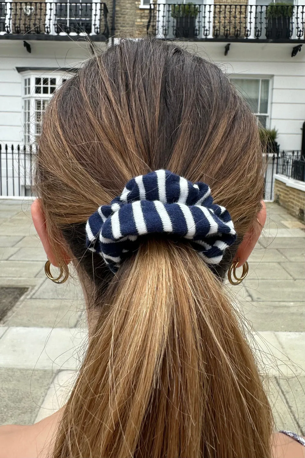 Striped Scrunchie