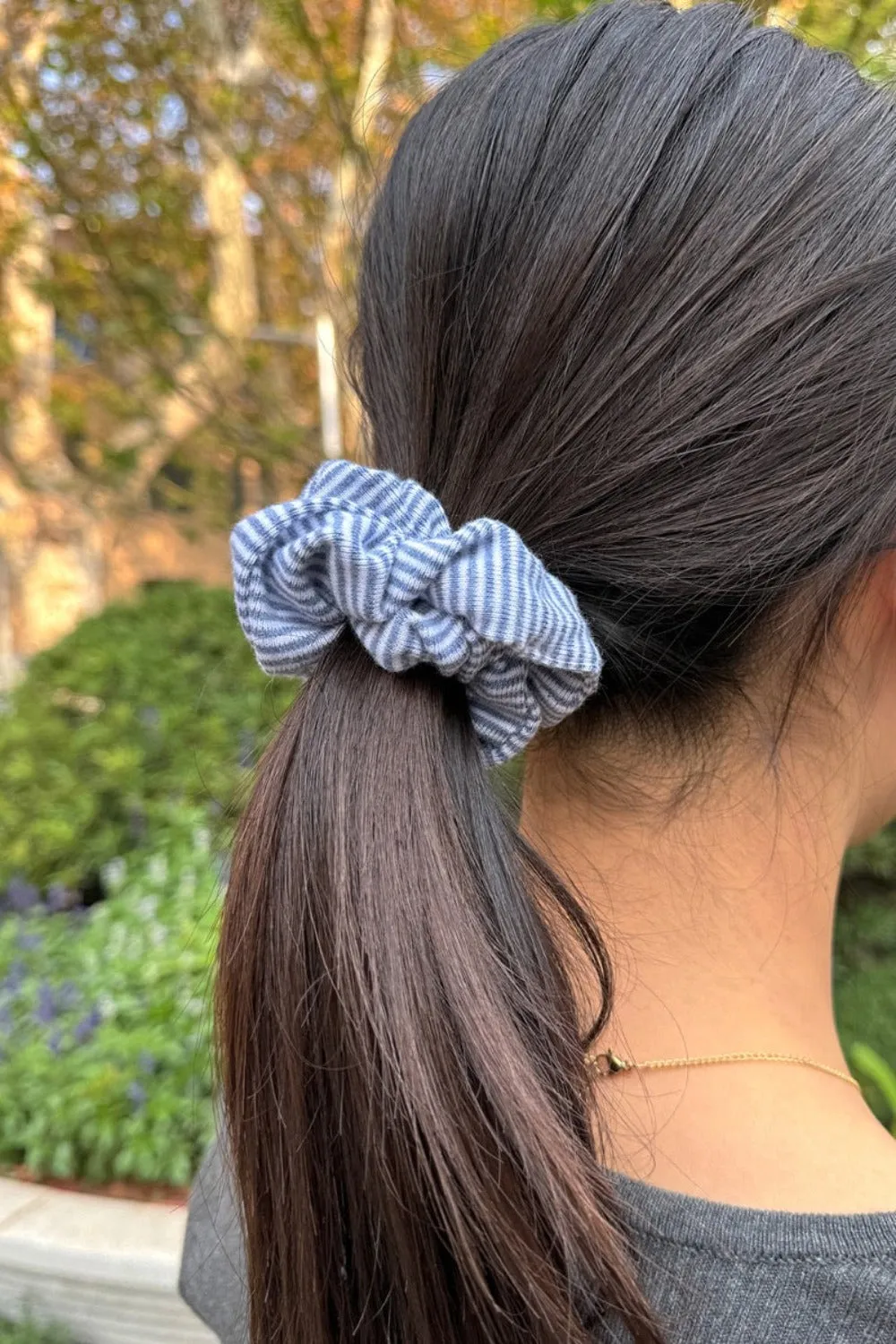 Striped Scrunchie