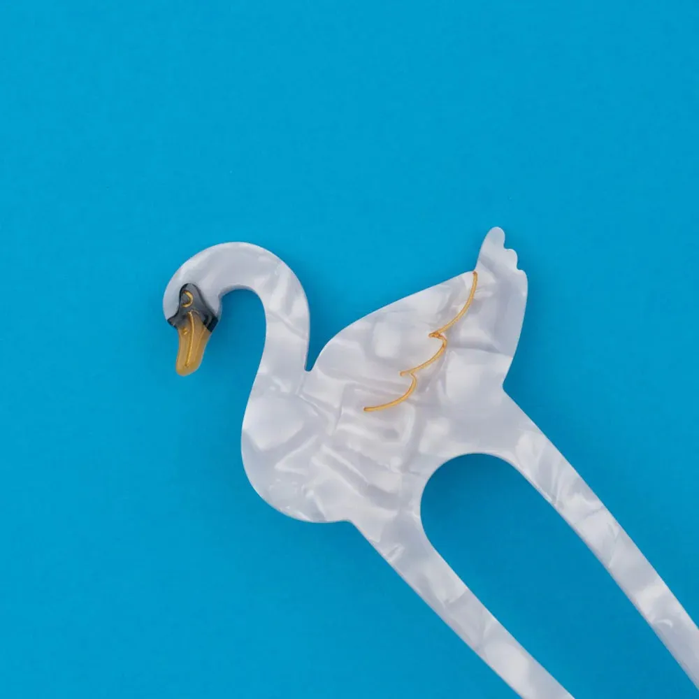 Swan Hair Pin