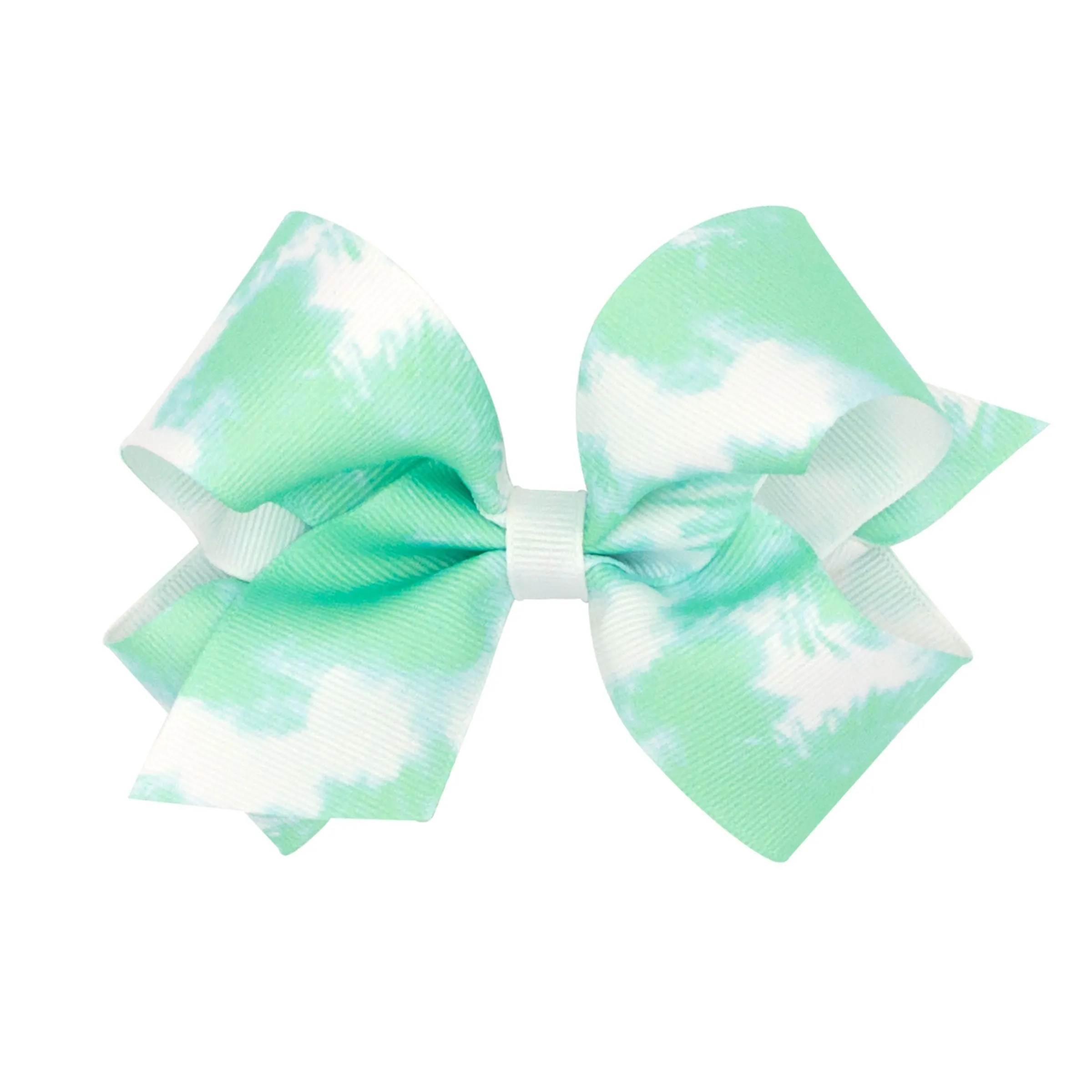 Tie-dye grosgrain bows