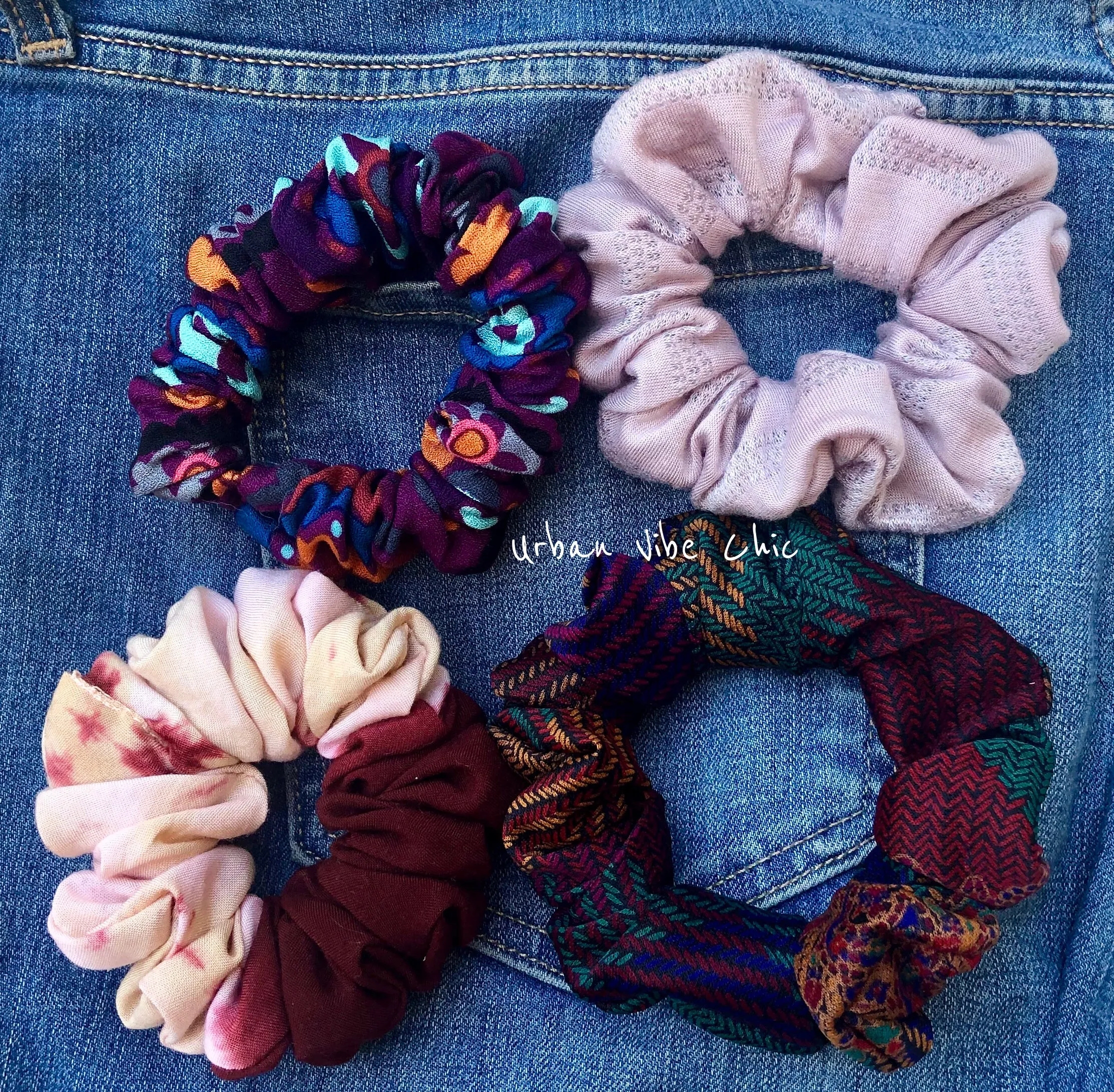 Unique Hair Scrunchies - Fall Days