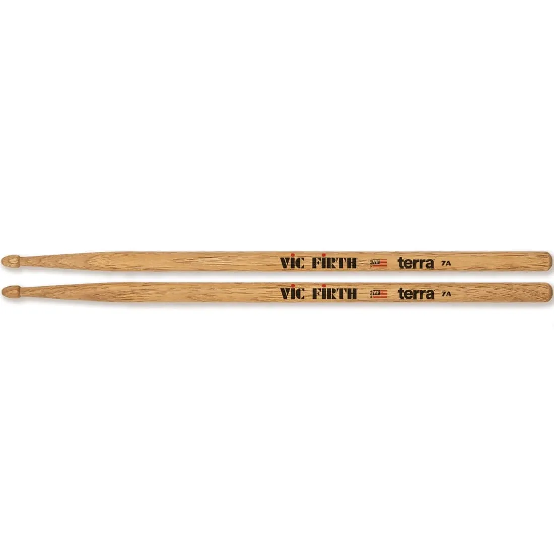 Vic Firth American Classic 7AT Terra Series Drum Sticks, Wood Tip (7AT)