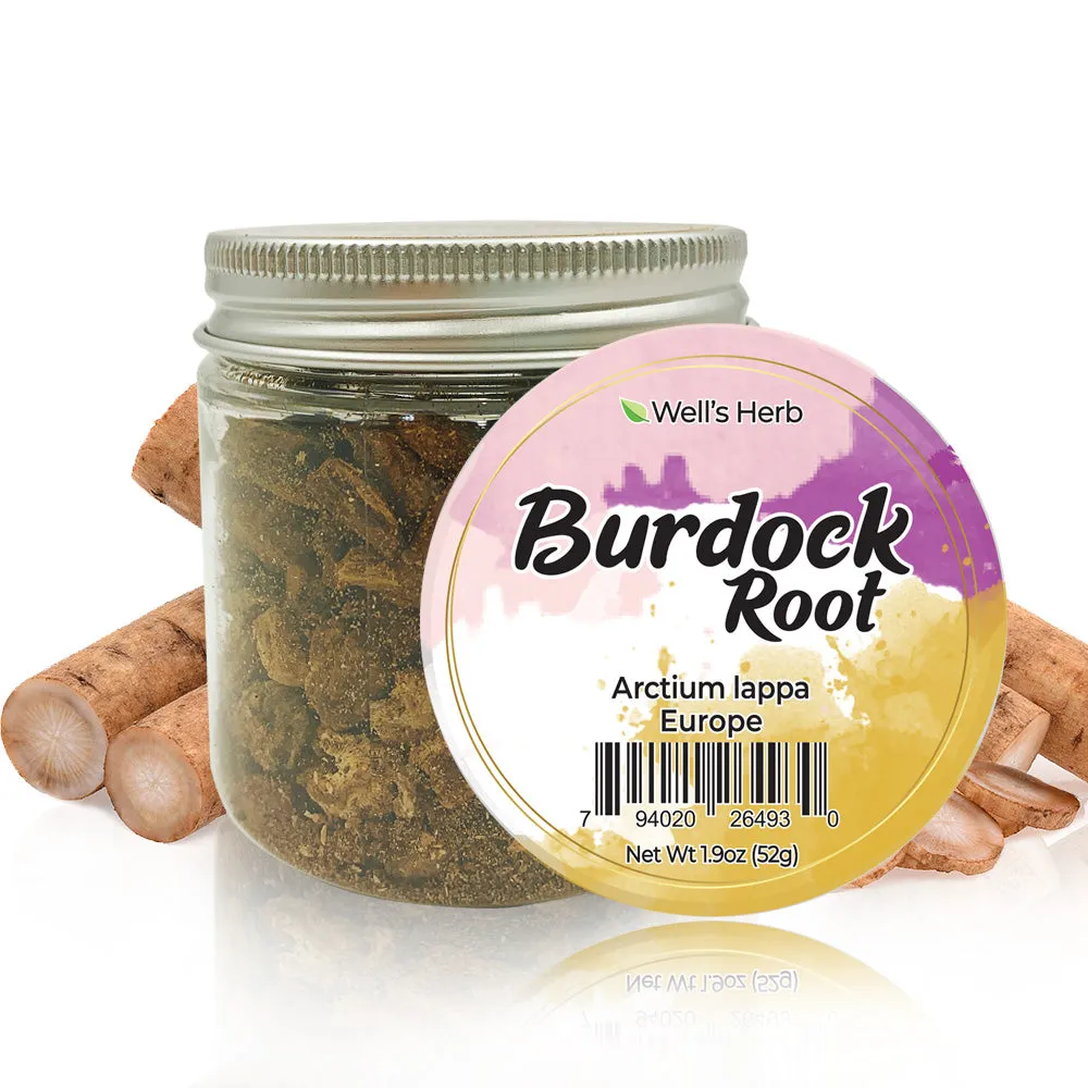 Well's Herb Dried Burdock Root | 1.9 oz.