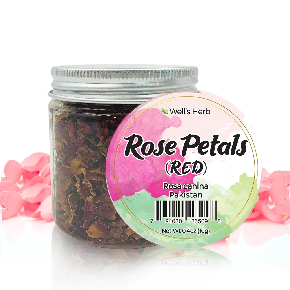 Well's Herb Dried Rose Petals | 0.4 oz.