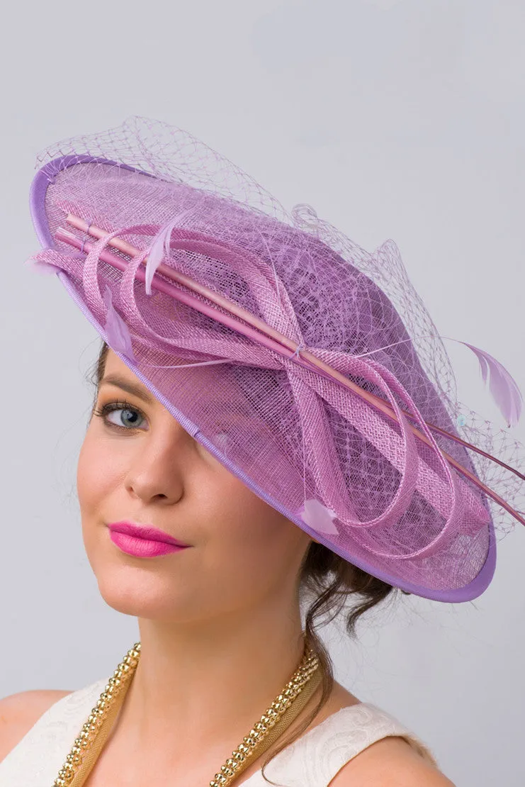 Wendy Fascinator - Lilac