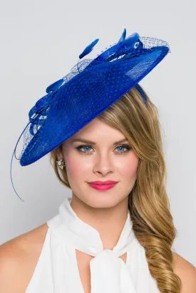 Wendy Fascinator - Royal Blue