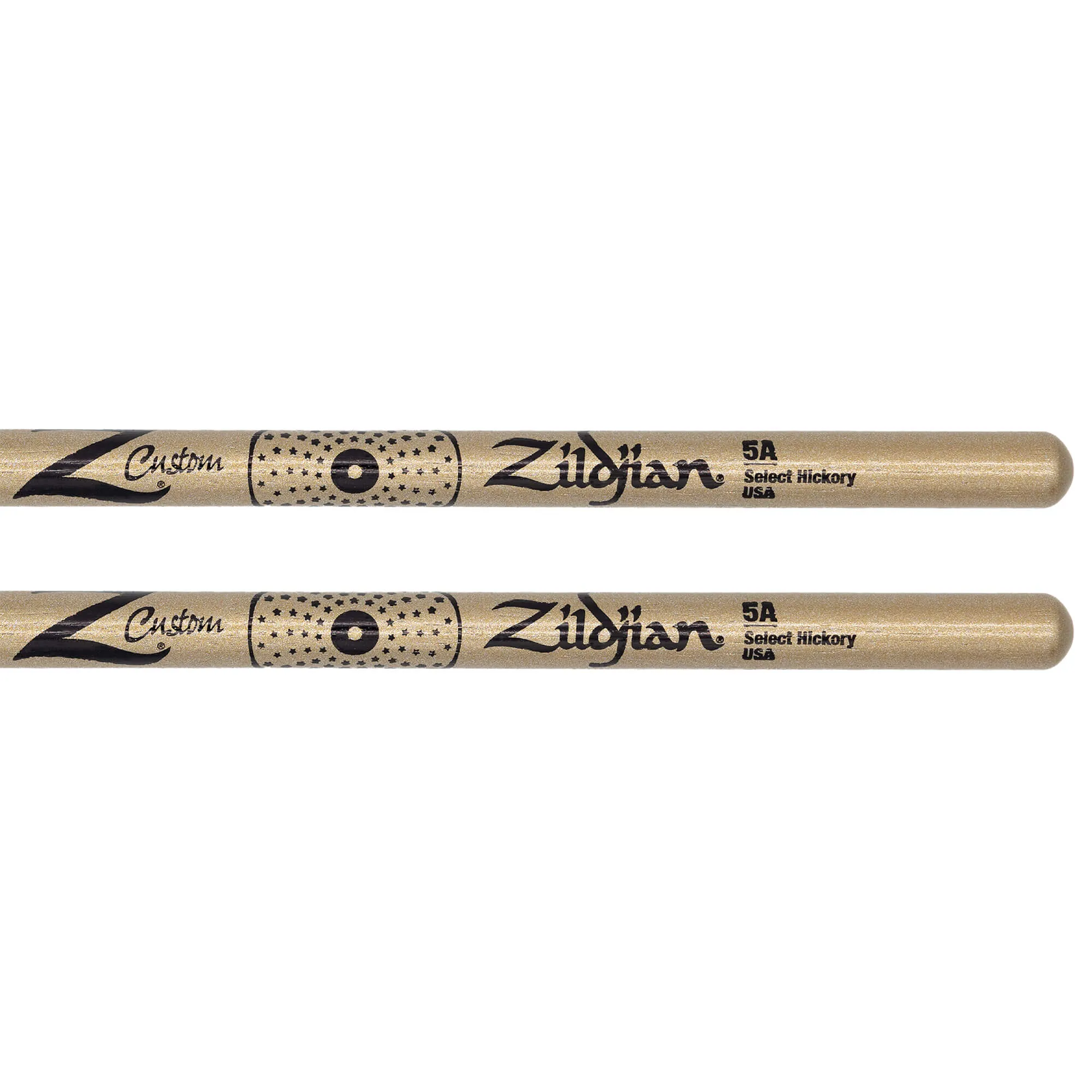 Z Custom LE Drumstick Collection 5A Gold Chroma, Nylon Tip