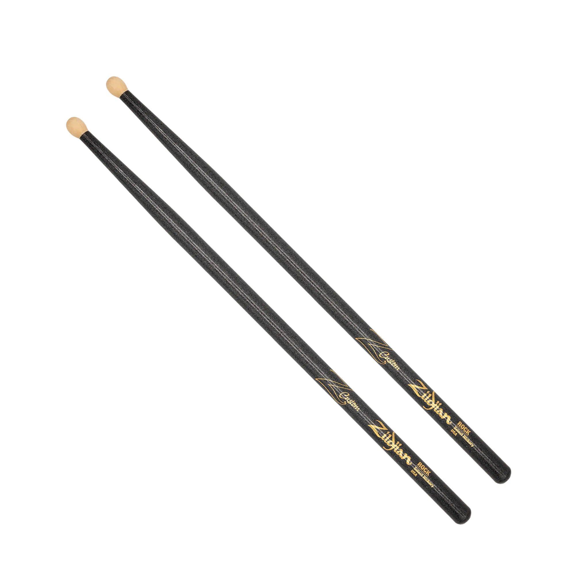 Z Custom LE Drumstick Collection ROCK Black Chroma, Wood Tip